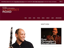 Tablet Screenshot of clarinetroad.com